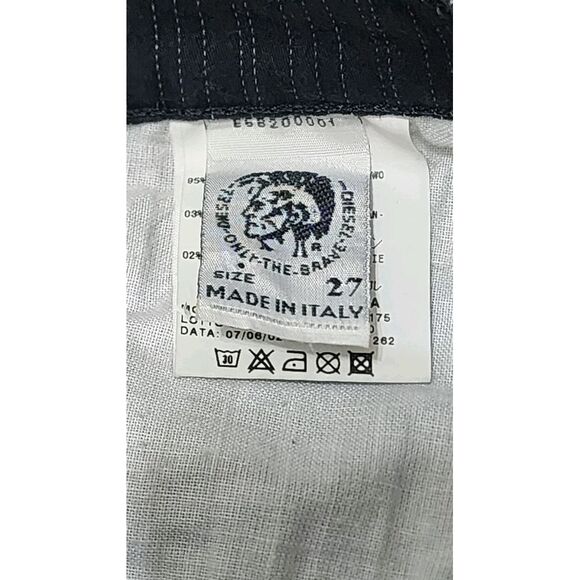 Diesel Industry Jeans Womens 27 x 29.5 Multicolor Boot Cut Low Rise Italy Made - Picture 5 of 11